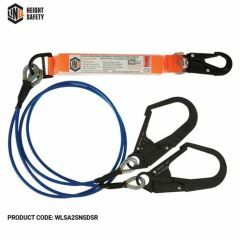 Linq Double Leg Wire Lanyard 2m_ 1 x Snap Hook_ 2 x Double Action