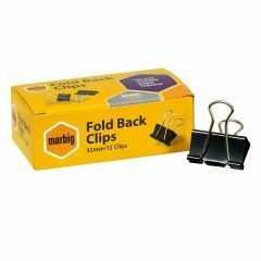 Marbig Fold Back Clips 32mm_ Box of 12