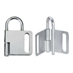 Masterlock 0418 Heavy Duty Steel Hasp Lockout_ 4 Lock
