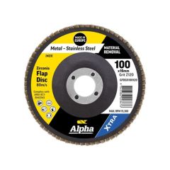 Max Abrase Hawk Gold Series Flap Discs_ 100mm_ Z120 Grit