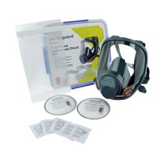 Maxiguard Full Face Respirator Asbestos_Dust Kit with P3C Filters