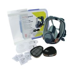 Maxiguard Full Face Silicone Respirator with A1P2 cartridges_ Lar
