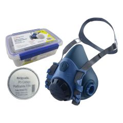 Maxiguard Half Mask Silicone Respirator Kit with P3 cartridges_ L