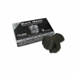 Maxisafe BLACK SHIELD Disposable BLACK Nitrile Powder Free Gloves