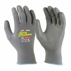 Maxisafe Grey Knight Nylon PU Coated Nylon Glove