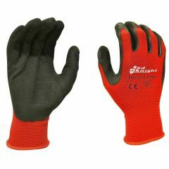 Maxisafe Red Knight Nylon Latex Grip Coated Gloves