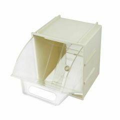 Medium Visi_Pak with Clips _with clear drawer_ _ Beige