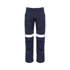Mens Traditional Style Taped Work Pant Navy