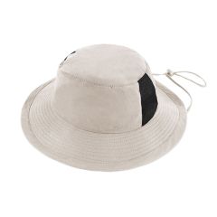 Microfibre Surf Hat with Mesh Panels_ Rope _ Toggle_ Natural