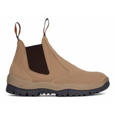 Mongrel 916040 Elastic Sided Non_Safety Boot_ Wheat