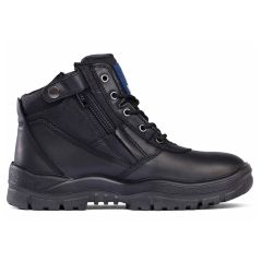 Mongrel 961020 Zip Sider Lace Up Non_Safety Boot_ Black