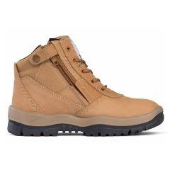 Mongrel 961050 Zip Sider Lace Up Non_Safety Boot_ Wheat