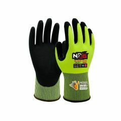 NXG C_5133 Black Dog Hi Vis Yellow Glove_ Cut D _4X42D_