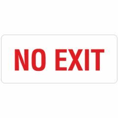 No Exit Signage _ Southland _ 8719