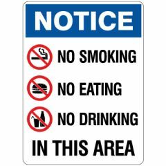 No Smoking_ No Eating_ No Drinking Signage _ Southland _ 8226