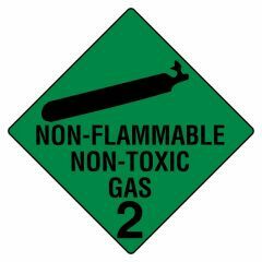 Non_Flammable Non Toxic Gas 2 Sign
