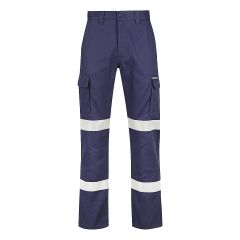 Norss Derby Twin Reflective 311gsm Cotton Drill Cargo Trousers Na