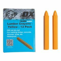 OX Lumber Crayons Yellow