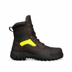 Oliver 180mm Lace Up Wildland Fire Fighters Boot_ Composite Toe Cap_ Black