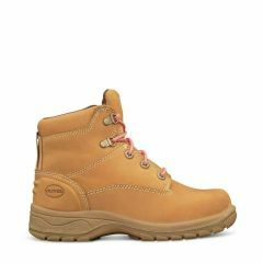 Oliver Ladies Ankle Height Lace Up Steel Cap Boot_ WHEAT