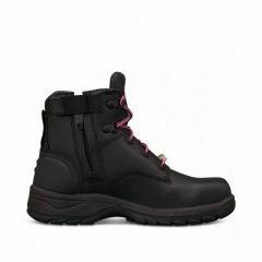 Oliver Womens Zip Sided Boot Water Resistant  Black