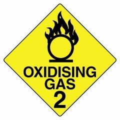 Oxidising Gas 2 Sign