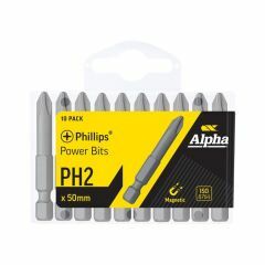PH2 x 50mm Phillips Power Bit _ Handipack _x10_