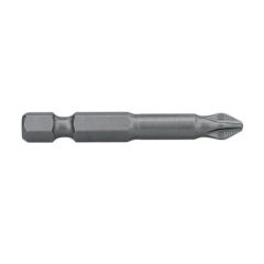 PH2 x 50mm Phillips Ribbed Power Bit Carded