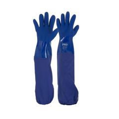 Pitstop Blue PVC Chemical Gloves _ 60cm