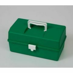 Plastic 1 Tray First Aid Box _ 16 x 33 x 19cm_ Green