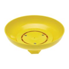 Plastic Shower Head with Impeller_ Yellow