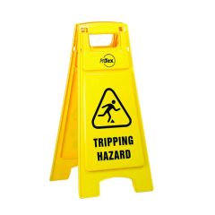 Plastic Sign Stand _ Double Sided _ Tripping Hazard