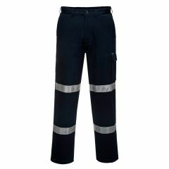 Portwest Cargo Pants With 3M  Reflective Tape_ Navy