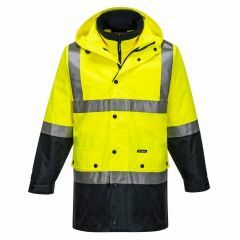 Portwest HiVis 4in1 Jacket_ Yellow_Navy