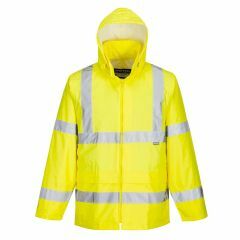 Portwest HiVis Reflective Rain Jacket_ Yellow
