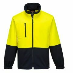 Portwest Water Repellent Reflective Fleecy Jacket_ Yellow_Navy