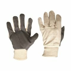 Pro Choice Cotton Drill Vinyl Palm Gloves_ Size Large