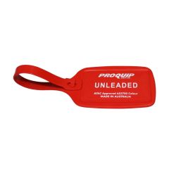 Pro Quip Fuel Container ID Tags AFAC Approved _ Unleaded _ RED