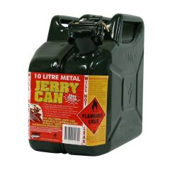 Proquip 10L AFAC Bottle Green Metal Jerry Can _2 Stroke 25_1_