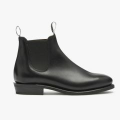 RM Williams Womens Adelaide Boots_ Black_ Rubber Sole_ D Fit