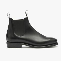 RM Williams Womens Adelaide Boots_ Black_ Rubber sole_ E Fit