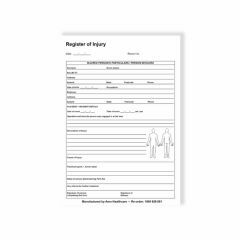 Register of Injuries Pad _Duplicate_  _ A5