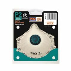 Respirator P2_ With Valve Carbon Filter 3 Piece Blister Pack