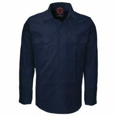 Ritemate Cotton Drill Shirt_ Long Sleeve_ Navy
