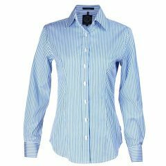 Ritemate Pilbara Ladies Long Sleeve Shirt_ Blue_White