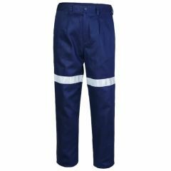 Ritemate Reflective Cotton Drill Trousers_ Navy