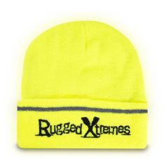 Rugged Xtremes RX06B002 Beanie_ Hi Vis Yellow