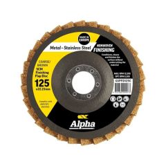 SCM Finishing Flap Disc 125mm Coarse_ Brown Carded