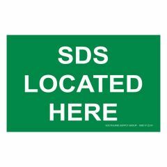 SDS Located Here Sign