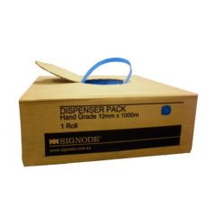 SIGNODE Poly Strapping _ Hand Roll _ 12mm x 1000m _ Blue